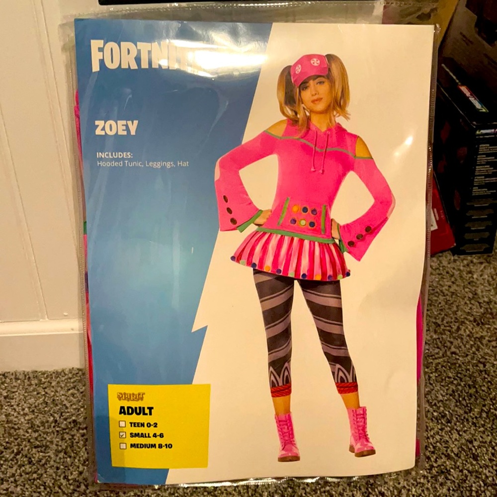 Zoey Fortnite Halloween Cosplay Women’s Small